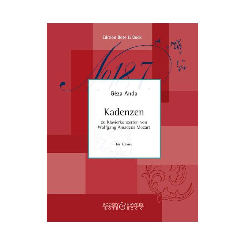 Cadenzas to W. A. Mozart's piano concertos