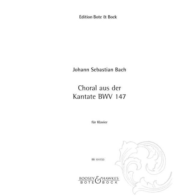 Bach, Johann Sebastian - Chorale BWV 147 No. 7