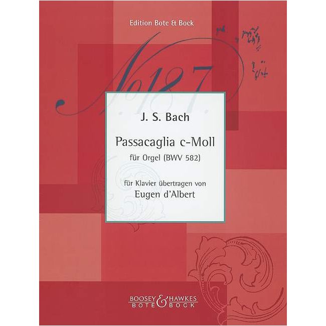 Bach, Johann Sebastian - Passacaglia C minor BWV 582