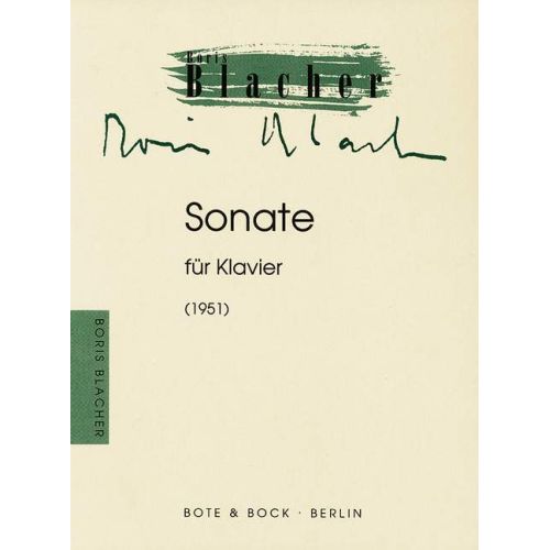 Blacher, Boris - Sonata