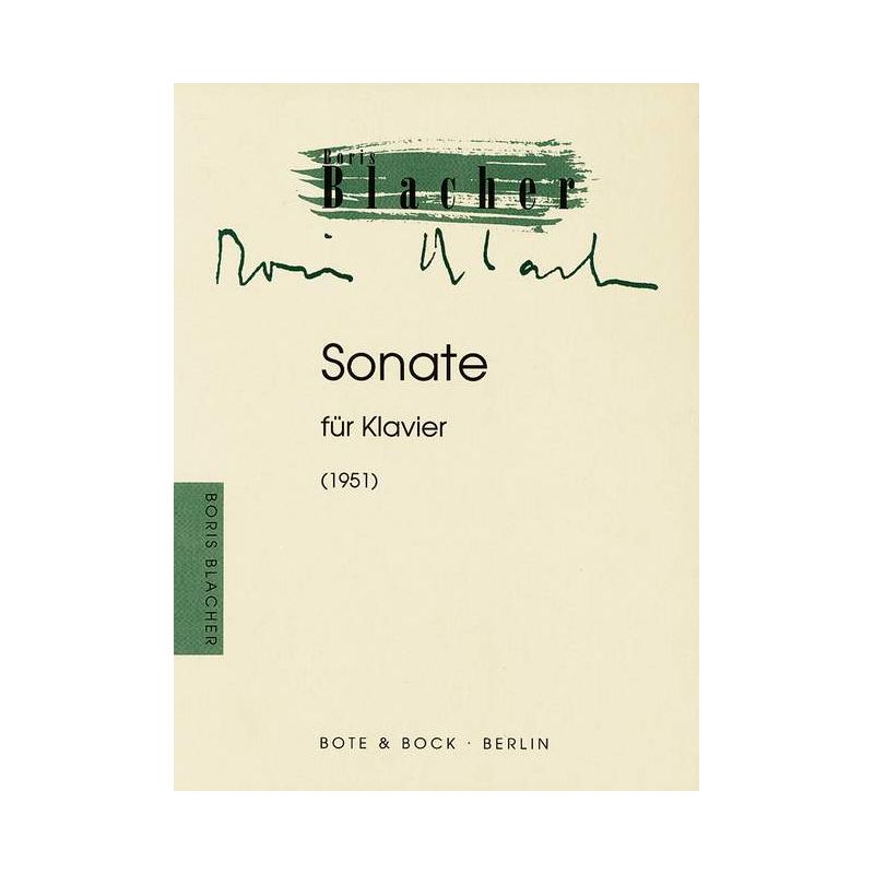 Blacher, Boris - Sonata