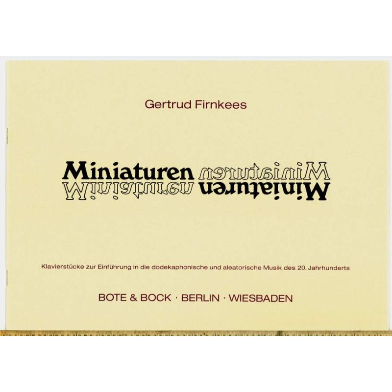 Firnkees, Gertrud - Miniatures