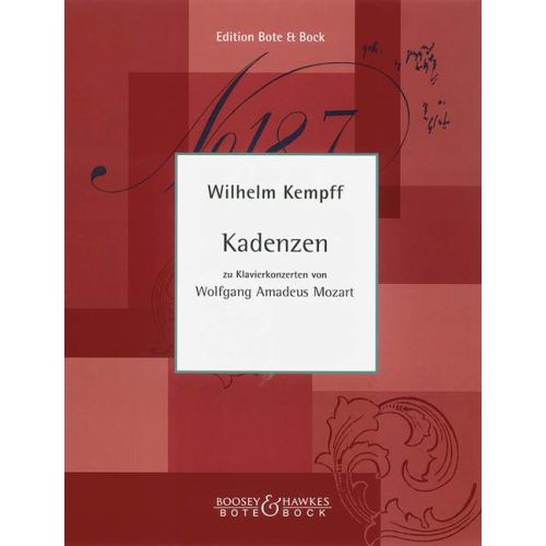 Kempff & Mozart - Cadenzas