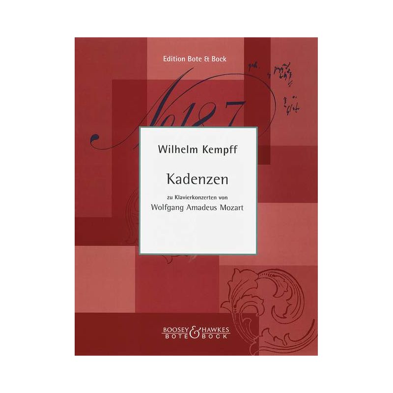Kempff & Mozart - Cadenzas