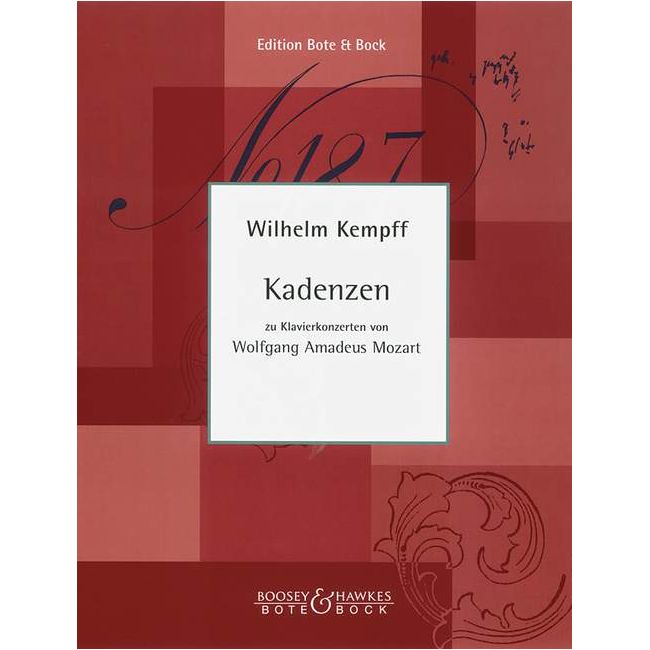 Kempff & Mozart - Cadenzas