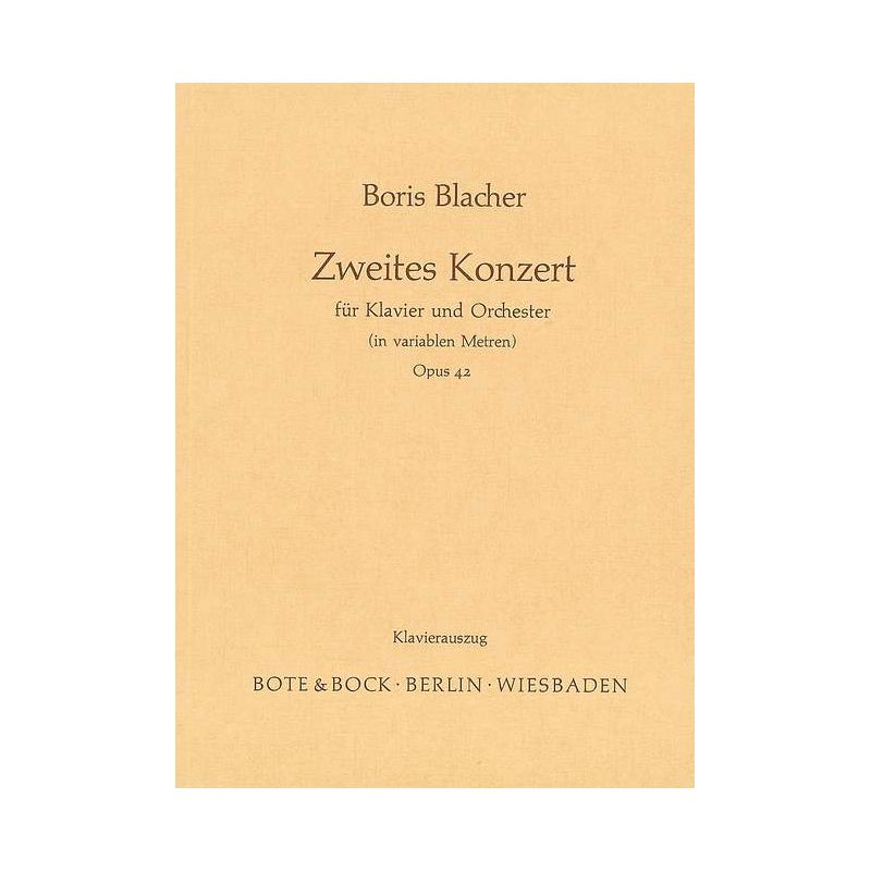 Blacher, Boris - Piano Concerto No. 2 op. 42