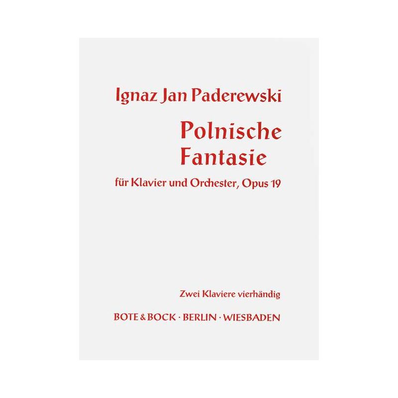 Paderevsky, Ignace Jan - Polish Fantasy op. 19