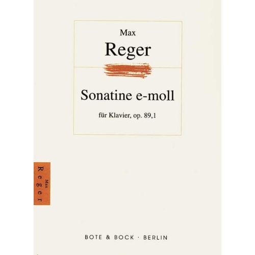 Reger, Max - Sonatina No. 1...