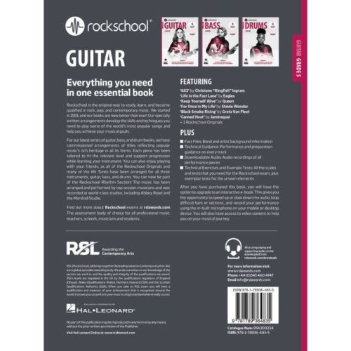 Rockschool Guitar Grade 5 (2024)