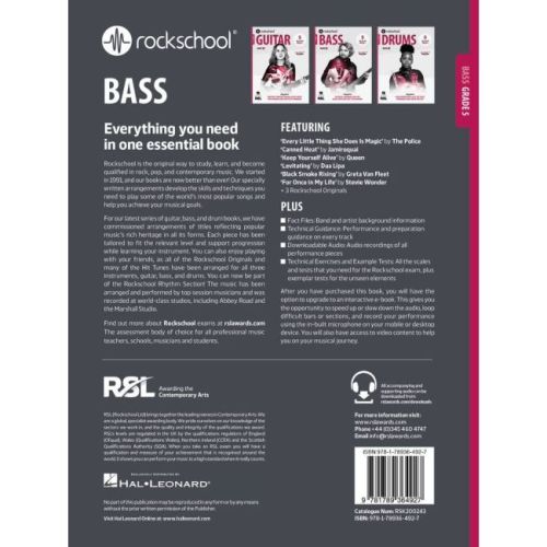 Rockschool Bass Grade 5 (2024)