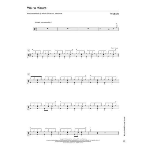 Rockschool Drums Grade 1 (2024)