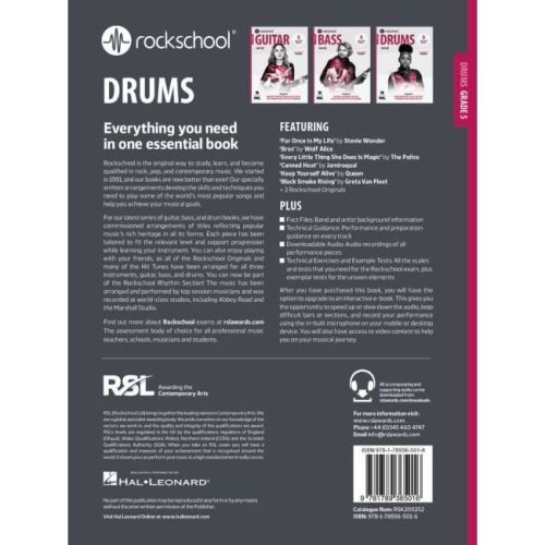 Rockschool Drums Grade 5 (2024)