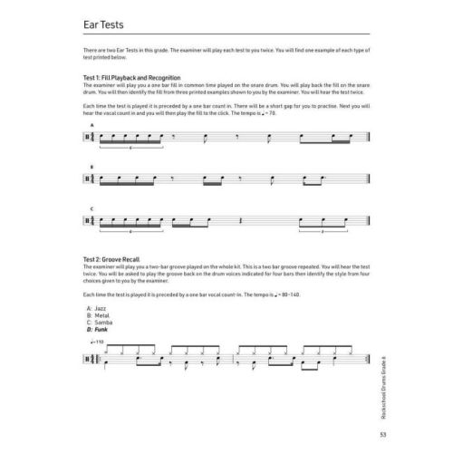 Rockschool Drums Grade 6 (2024)