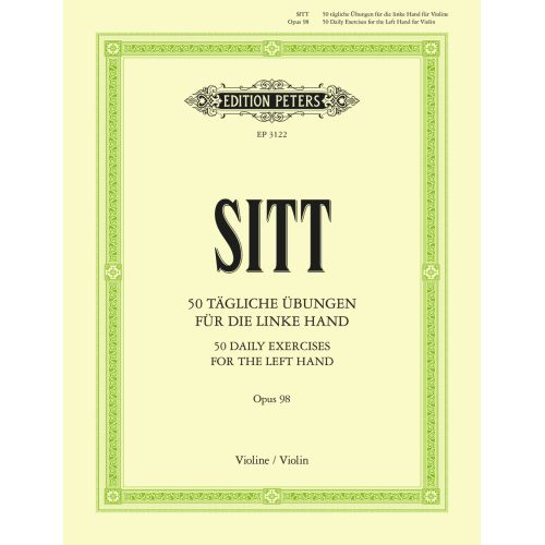 Sitt, Hans - 50 Daily Exercises Op.98
