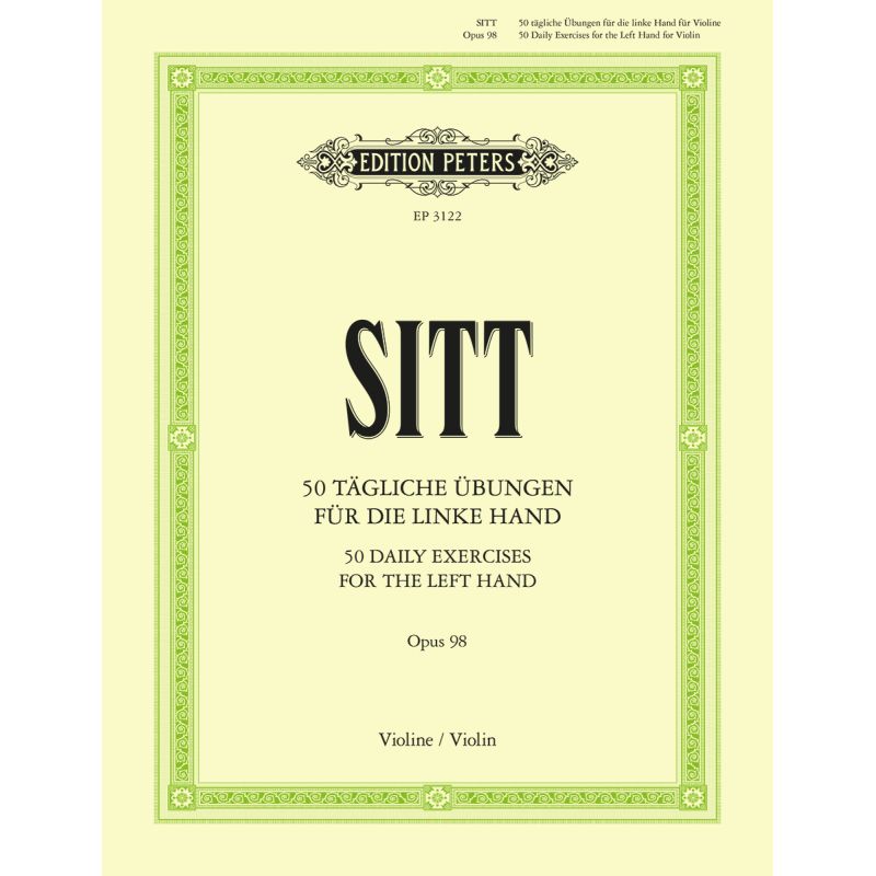 Sitt, Hans - 50 Daily Exercises Op.98