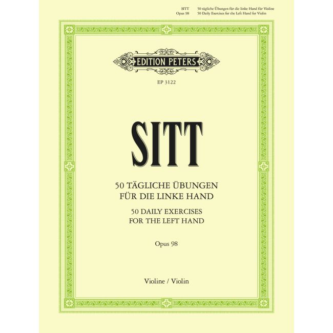 Sitt, Hans - 50 Daily Exercises Op.98