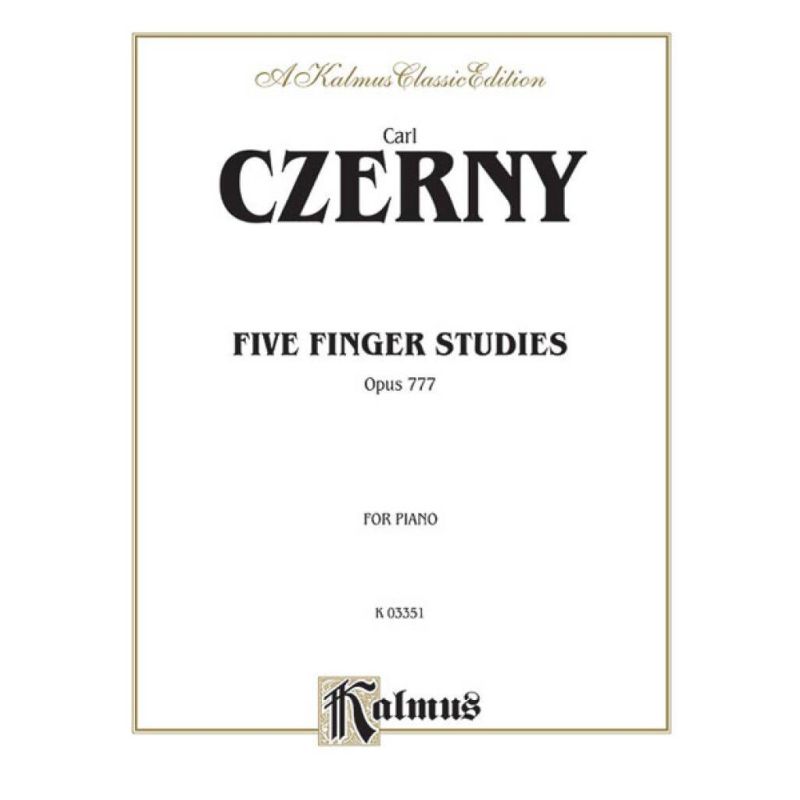 Czerny, Carl - Five Finger Studies, Op. 777