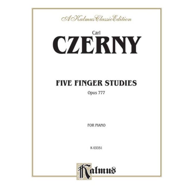 Czerny, Carl - Five Finger Studies, Op. 777
