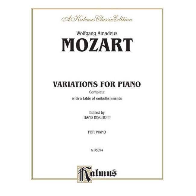 Mozart, Wolfgang Amadeus - Variations, Complete