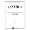 Lamperti, G.B. - Twenty-nine Preparatory Vocalises