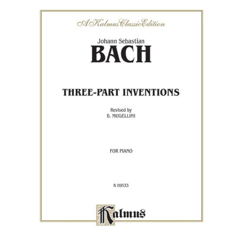 Bach, Johann Sebastian - Three-Part Inventions