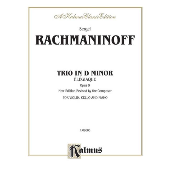 Rachmaninov, Sergei - Trio Elegiaque, Op. 9