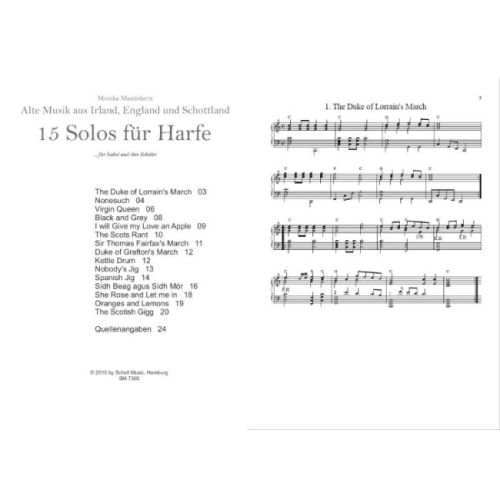 15 Solos für Harfe Vol. 1