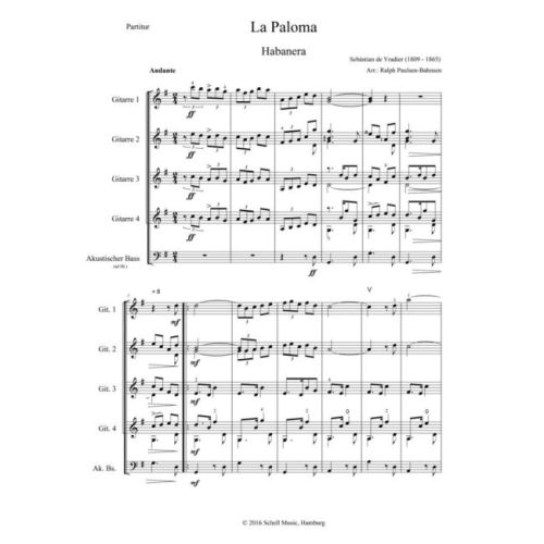 Yradier, Sebastián de - La Paloma