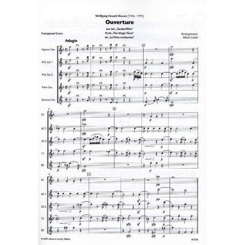 Mozart, Wolfgang Amadeus - Ouverture