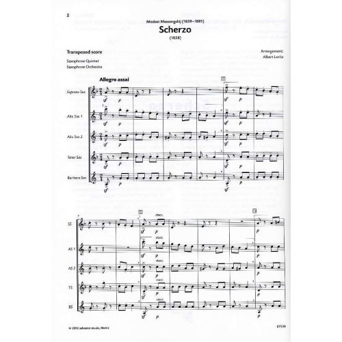 Moussorgsky, Modest - Scherzo