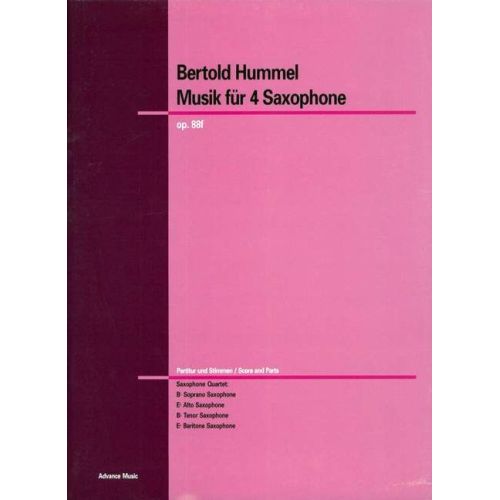 Hummel, Bertold - Musik für...