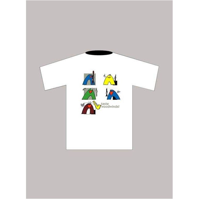 T-Shirt "Woodwinds" (M), white