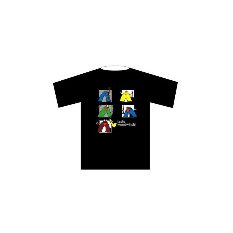T-Shirt "Woodwinds" (XL), black