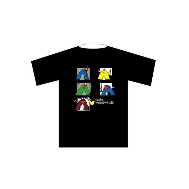 T-Shirt "Woodwinds" (XL), black
