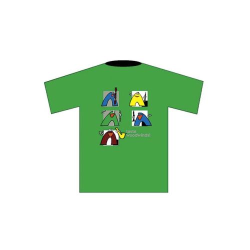 T-Shirt "Woodwinds" (M), green