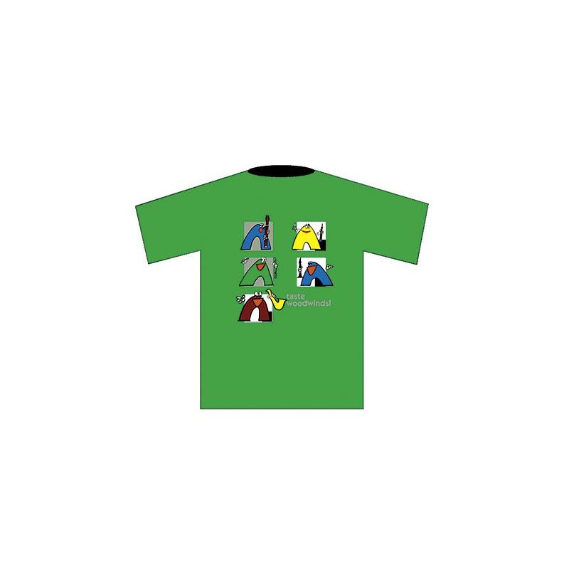 T-Shirt "Woodwinds" (M), green