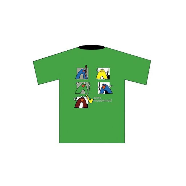 T-Shirt "Woodwinds" (M), green