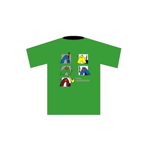 T-Shirt "Woodwinds" (L), green