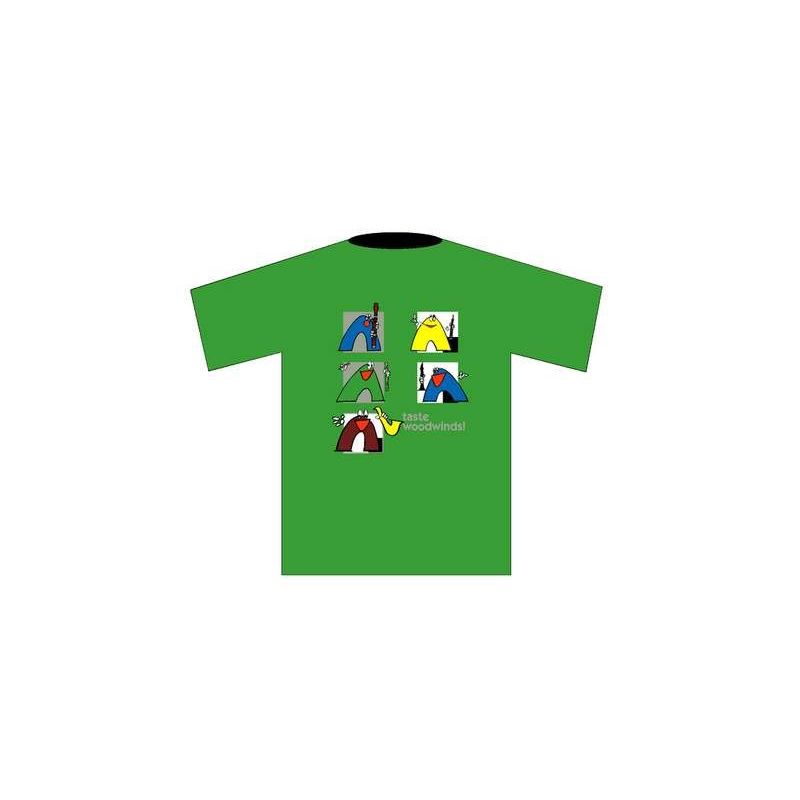 T-Shirt "Woodwinds" (L), green