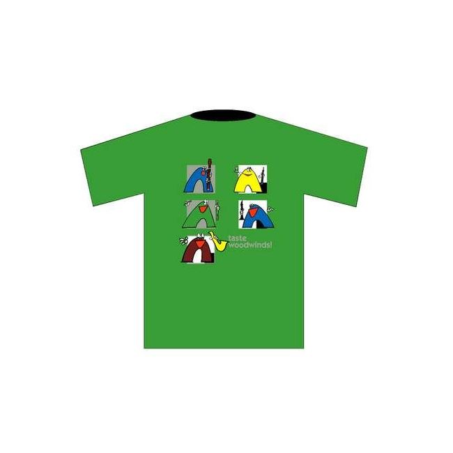 T-Shirt "Woodwinds" (L), green