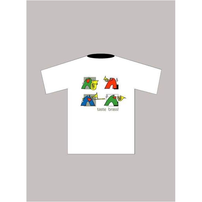 T-Shirt "Brass" (L), white