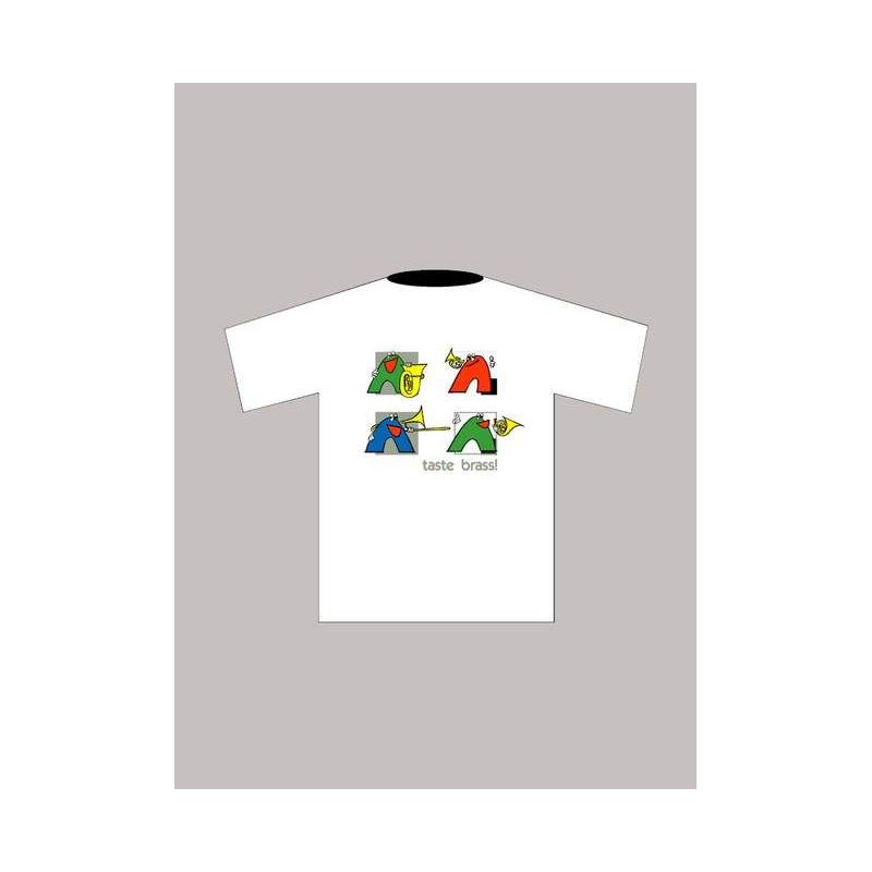 T-Shirt "Brass" (XL), white