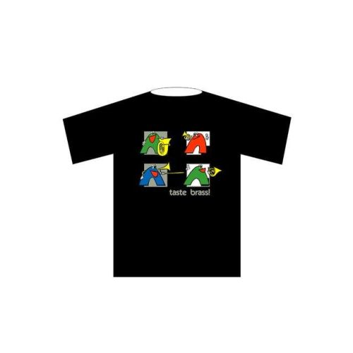 T-Shirt "Brass" (M), black