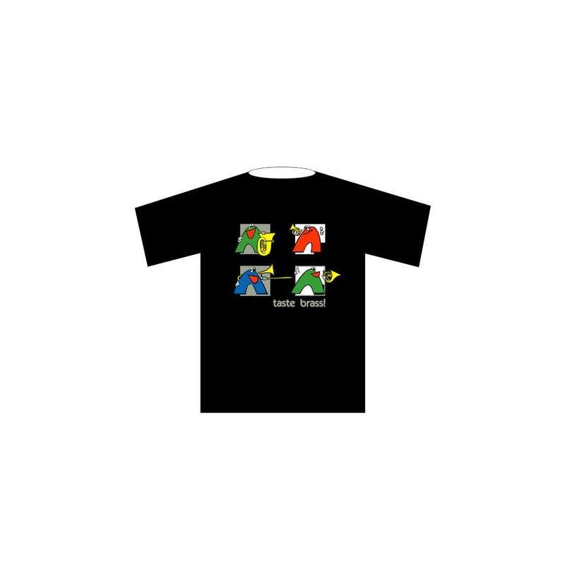 T-Shirt "Brass" (M), black