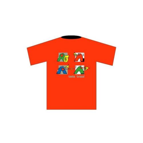 T-Shirt "Brass" (L), red