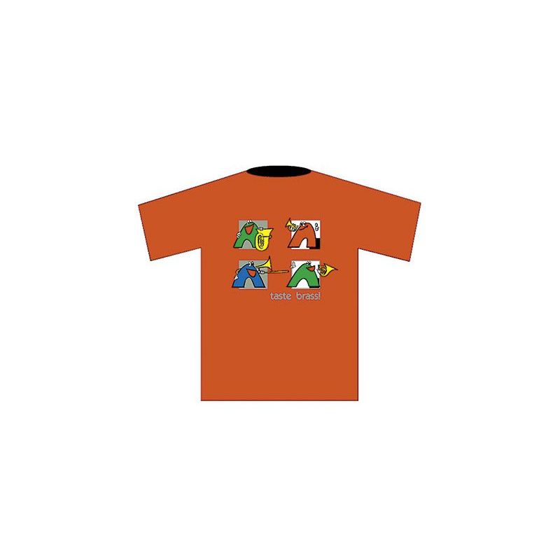 T-Shirt "Brass" (XL), red