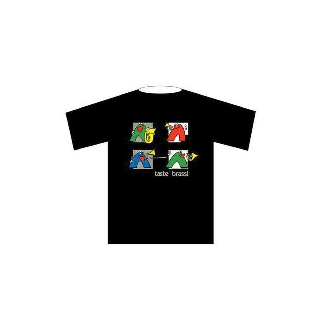 T-Shirt "Brass" (XL), black