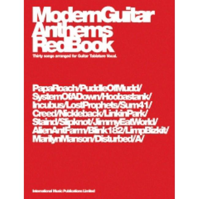 Modern Guitar Anthems Red Book