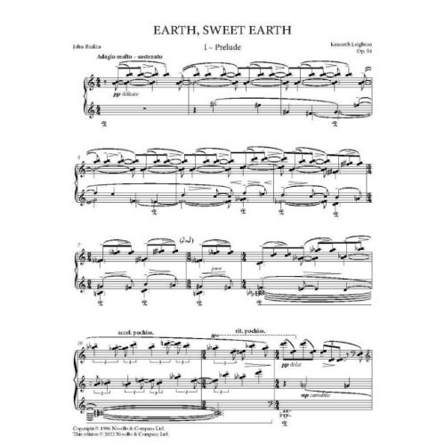 Leighton, Kenneth - Earth, Sweet Earth (Laudes Terrae) Op. 94