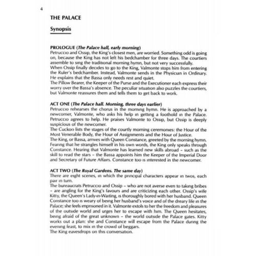 Sallinen, Aulis - The Palace Opera (Libretto)